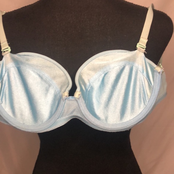 LA VIE EN ROSE light blue and green bra. Size 34 C. - Picture 12 of 12